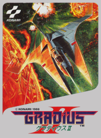 Gradius II Famicom JP box art